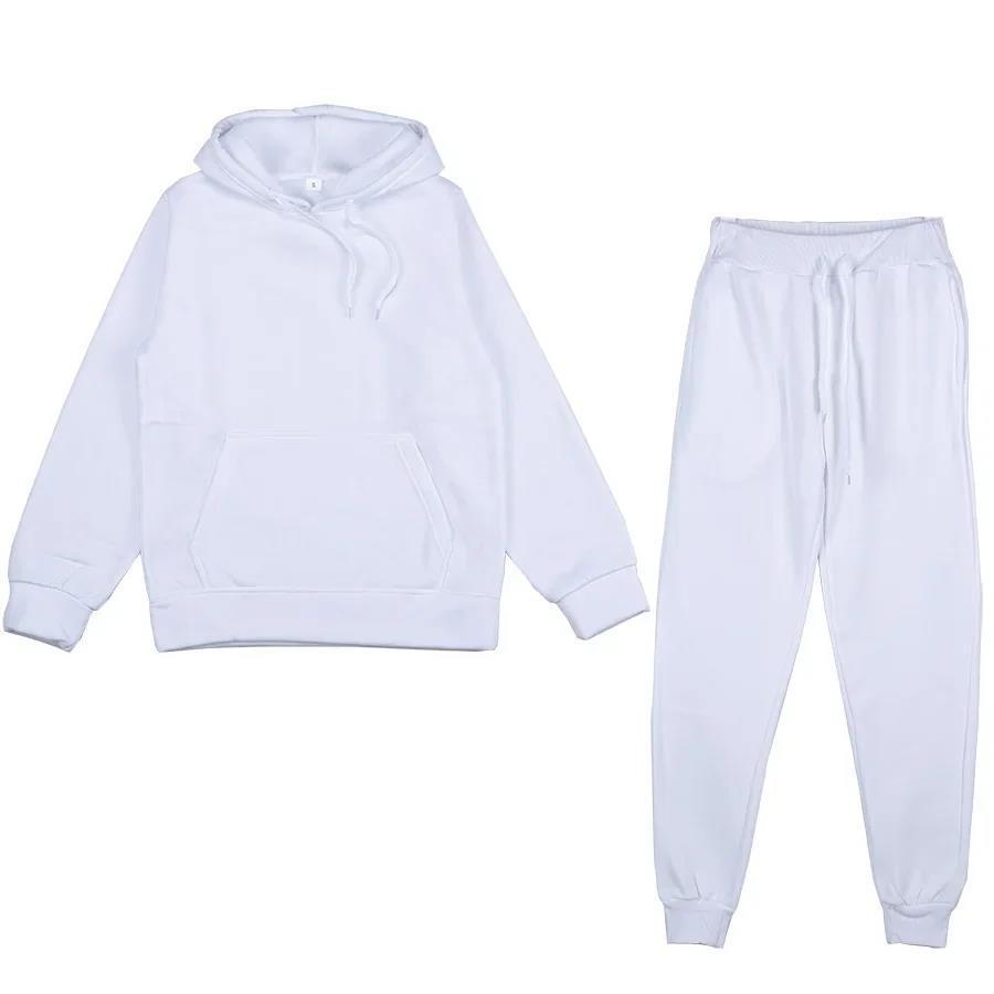 Unisex weiches Lounge-Set mit Oversize-Hoodie, taillenhoher Jogginghose und geripptem Knöchelabschluss Shop Nory