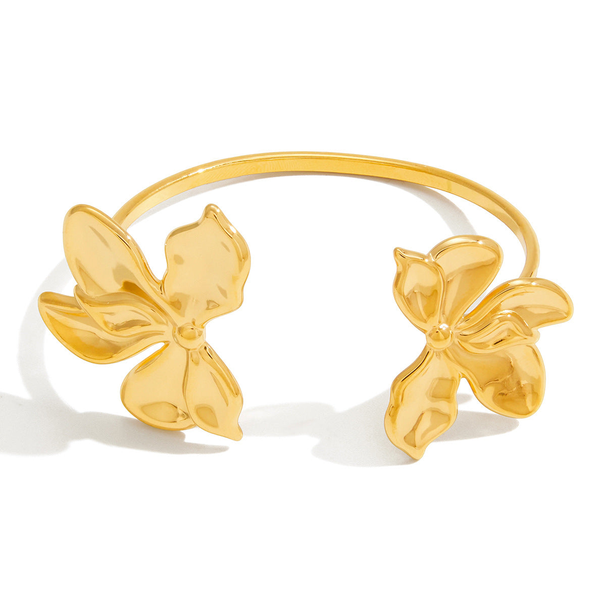 Damen Armreif mit eleganten Blumenmotiven Shop Nory