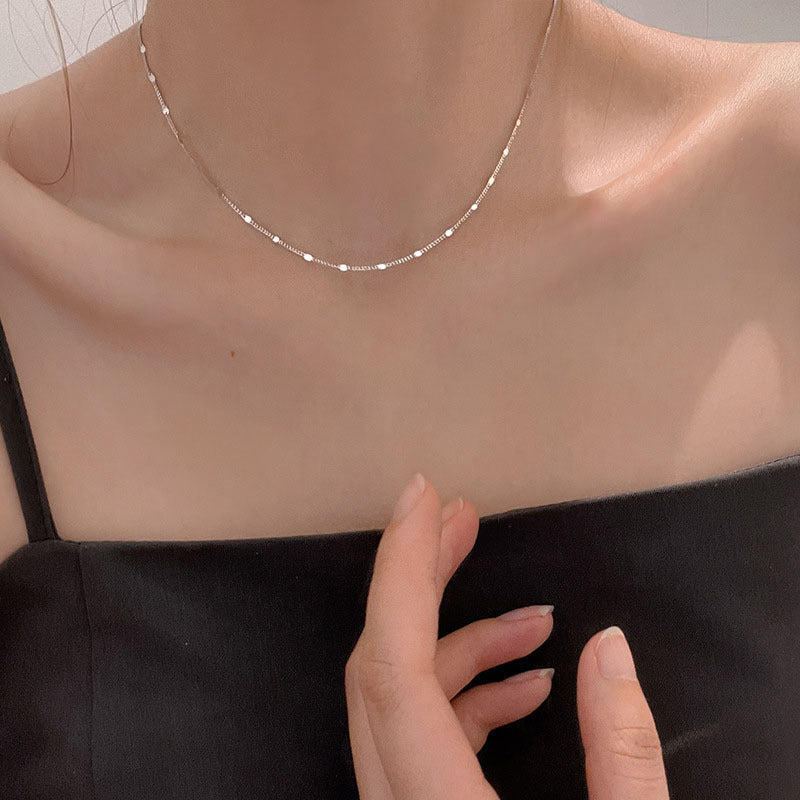 Damen elegante Gliederkette mit feinen Details Shop Nory