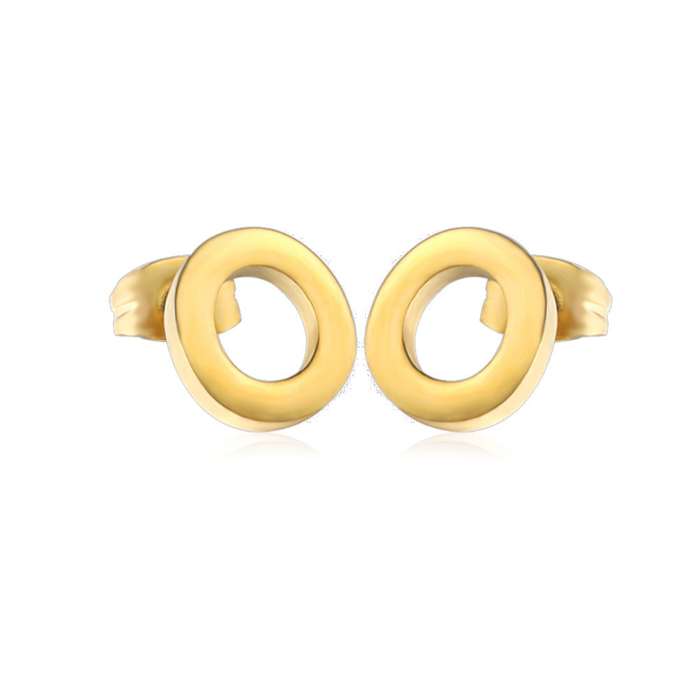 Damen elegante Buchstaben-Ohrstecker Shop Nory