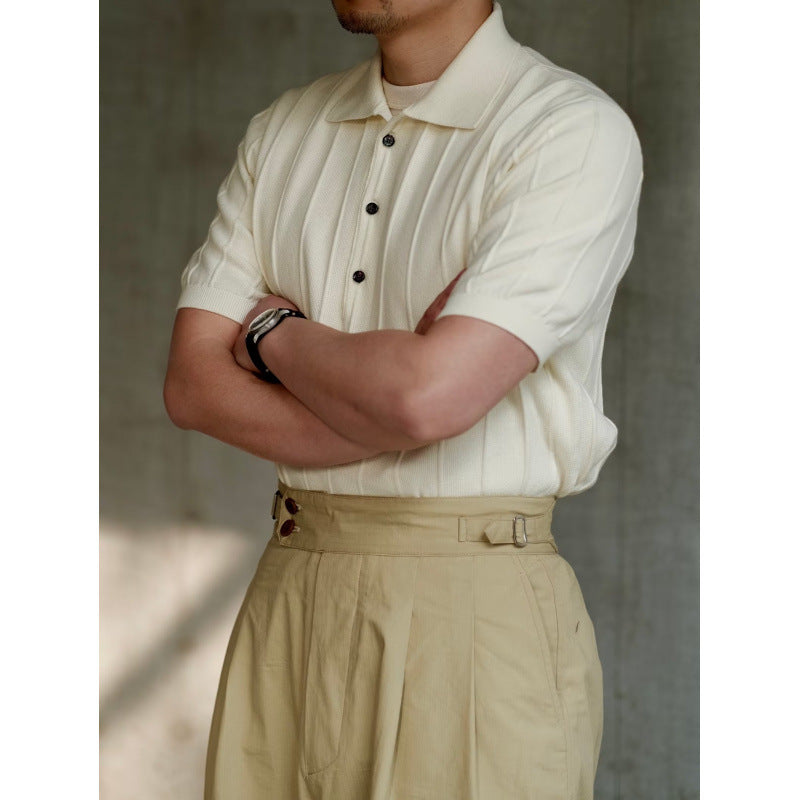 Herren Poloshirt mit strukturiertem Design Shop Nory
