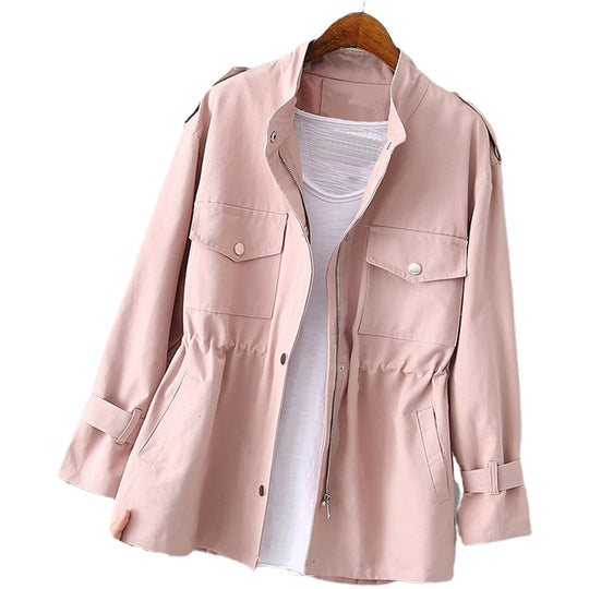 Damen Modische Utility-Jacke Shop Nory
