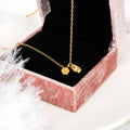 Damen feine Halskette mit symbolischem Anhänger und eleganter Gliederkette Shop Nory