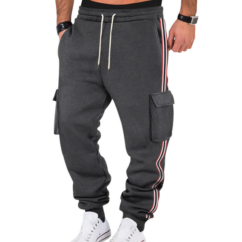Herren Cargo-Joggerhose mit seitlichen Klapp‑Cargotaschen, Tunnelzug & Rippbündchen Shop Nory