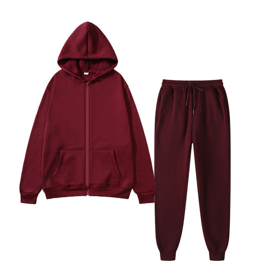 Damen Sportlicher Kapuzenanzug mit durchgehendem Reißverschluss Shop Nory