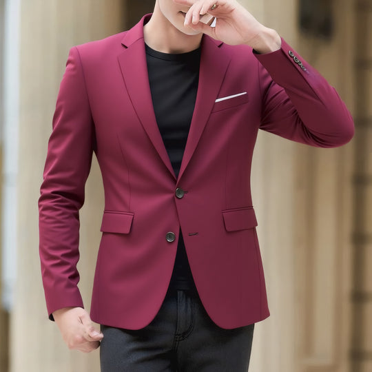 Herren Sakko mit tailliertem Schnitt, leichter Stretchqualität und klassischem Knopfverschluss Shop Nory