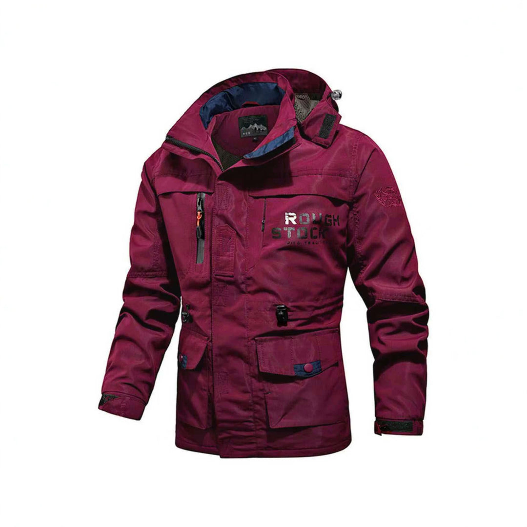 Herren Utility-Fieldparka mit Kapuze, Multifunktions-Taschen und verstellbarem Taillenzug Shop Nory