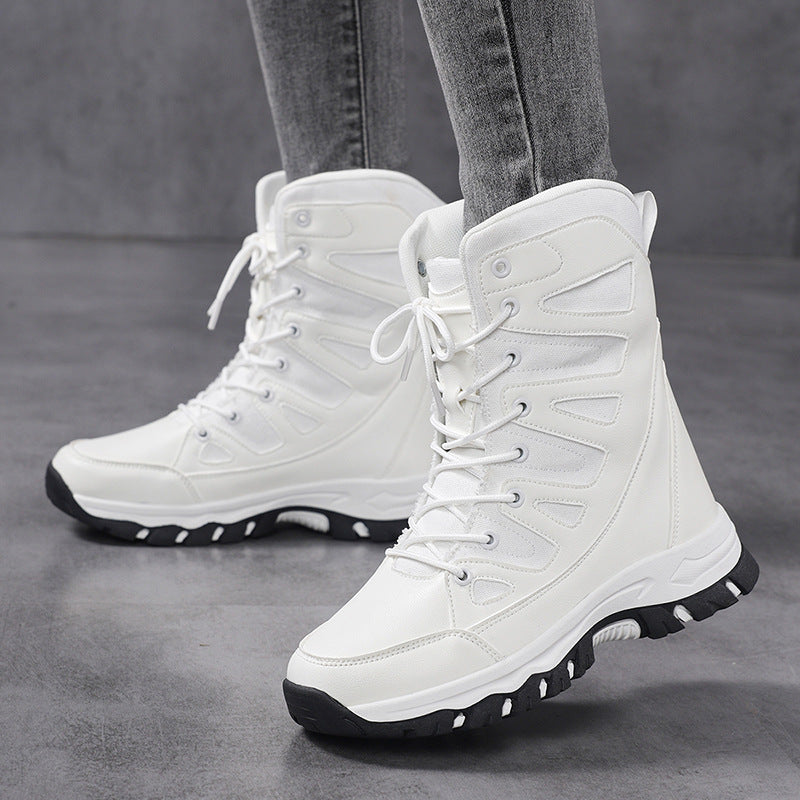 Damen High-Top Outdoor-Schuhe mit rutschfester Sohle und atmungsaktivem Obermaterial