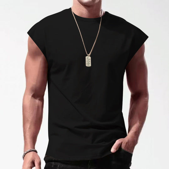 Herren Ärmelloses Sportshirt aus atmungsaktivem Material mit stylischem Design