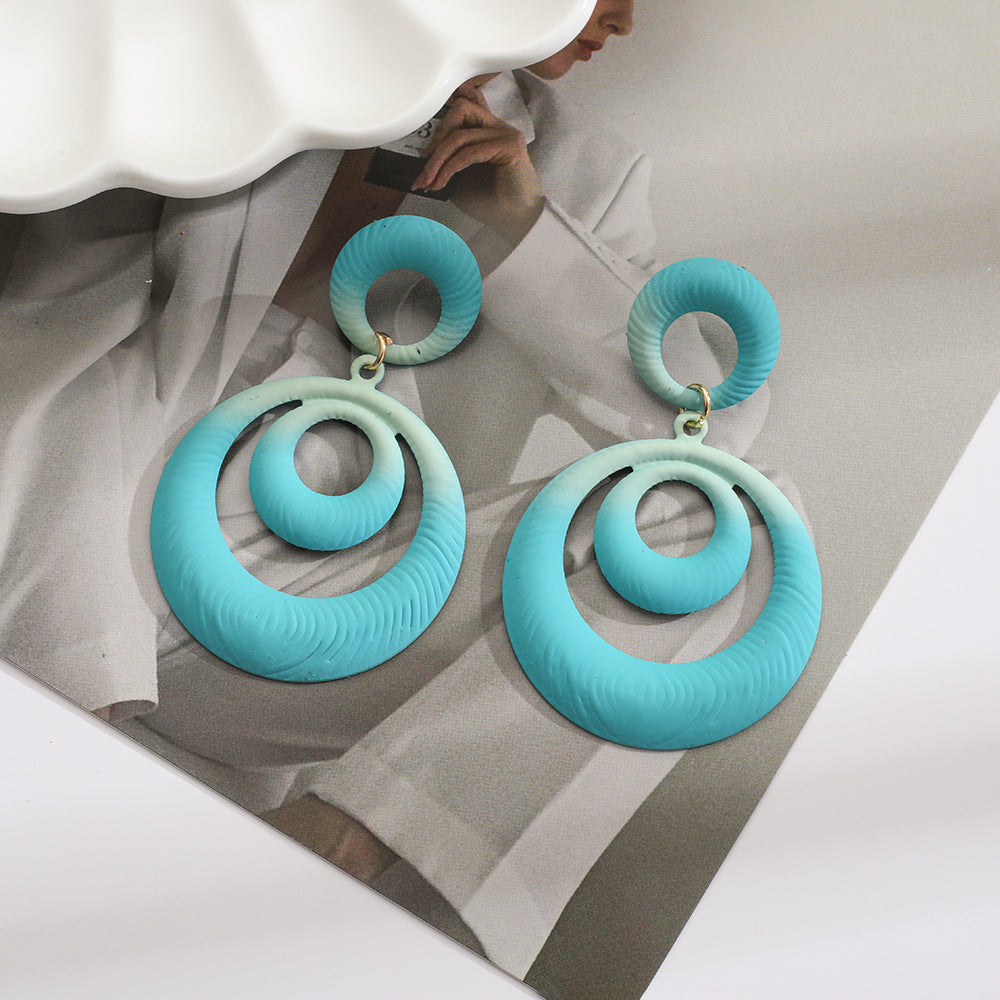 Damen Modische Ohrringe mit geometrischem Design Shop Nory