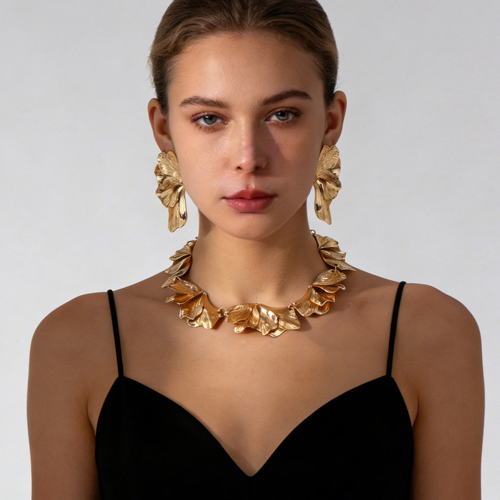 Damen Schmuckset mit exquisitem, floralen Design Shop Nory