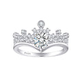 Damen Krone Verlobungsring mit funkelnden Zirkonia Shop Nory