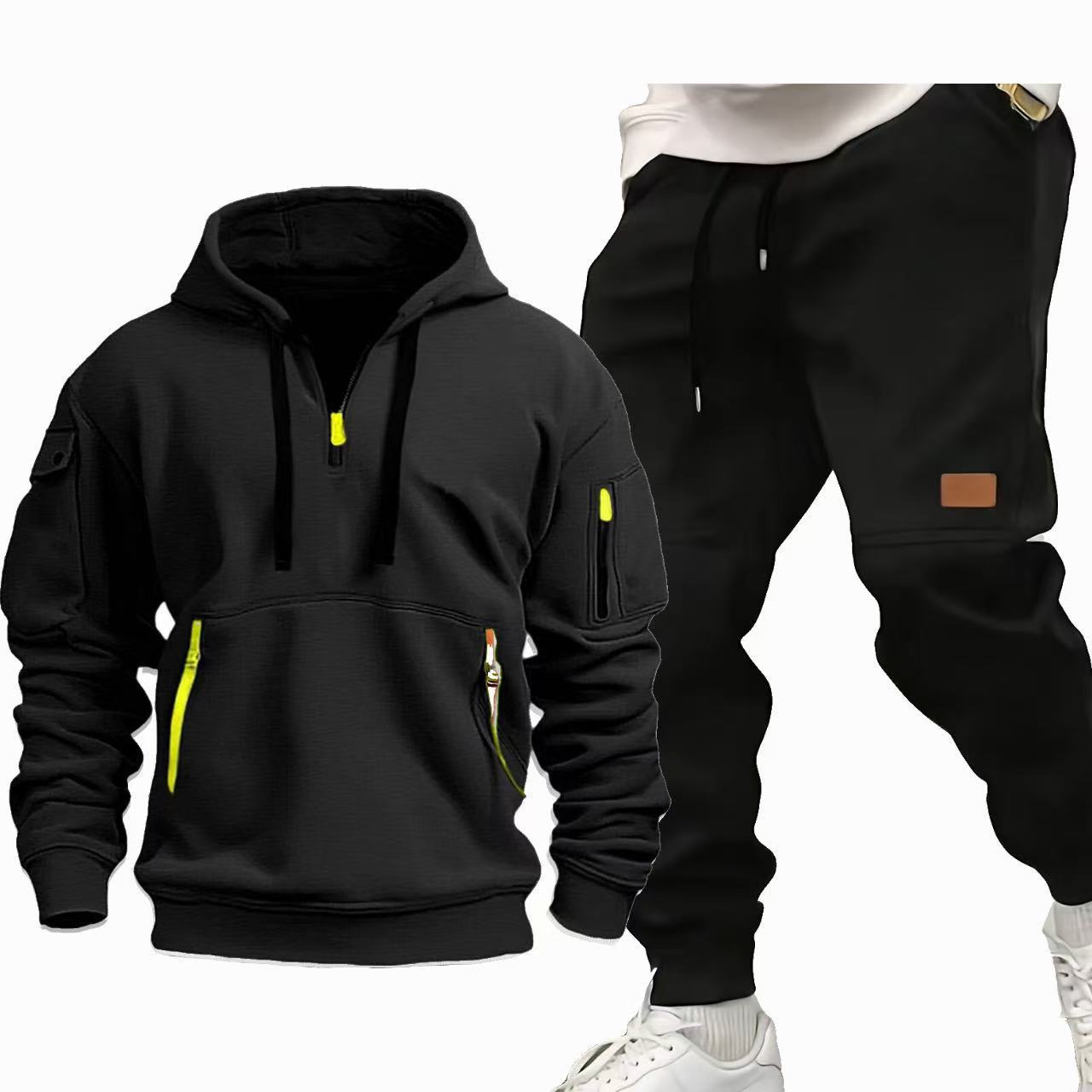 Herren Funktions-Hoodie und Jogginghose Set