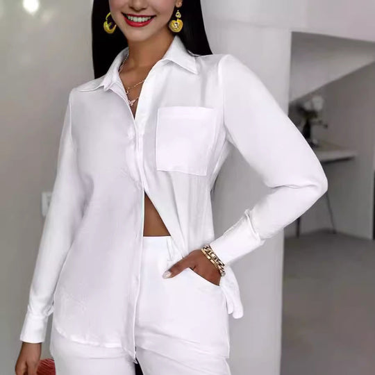 Damen elegantes und stylisches Hemd mit modernem Schnitt