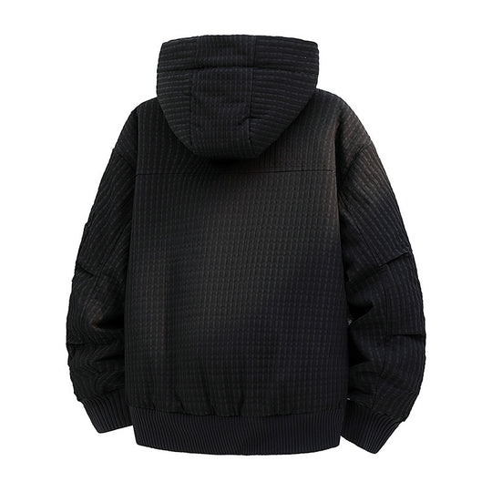 Damen Gefütterte Teddy-Fleece Bomberjacke mit Kapuze und feiner Steppstruktur Shop Nory