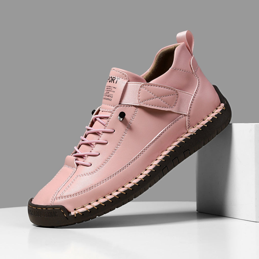 Damen Bequeme Freizeitschuhe mit elastischem Klettverschluss und atmungsaktiver Konstruktion Shopnory