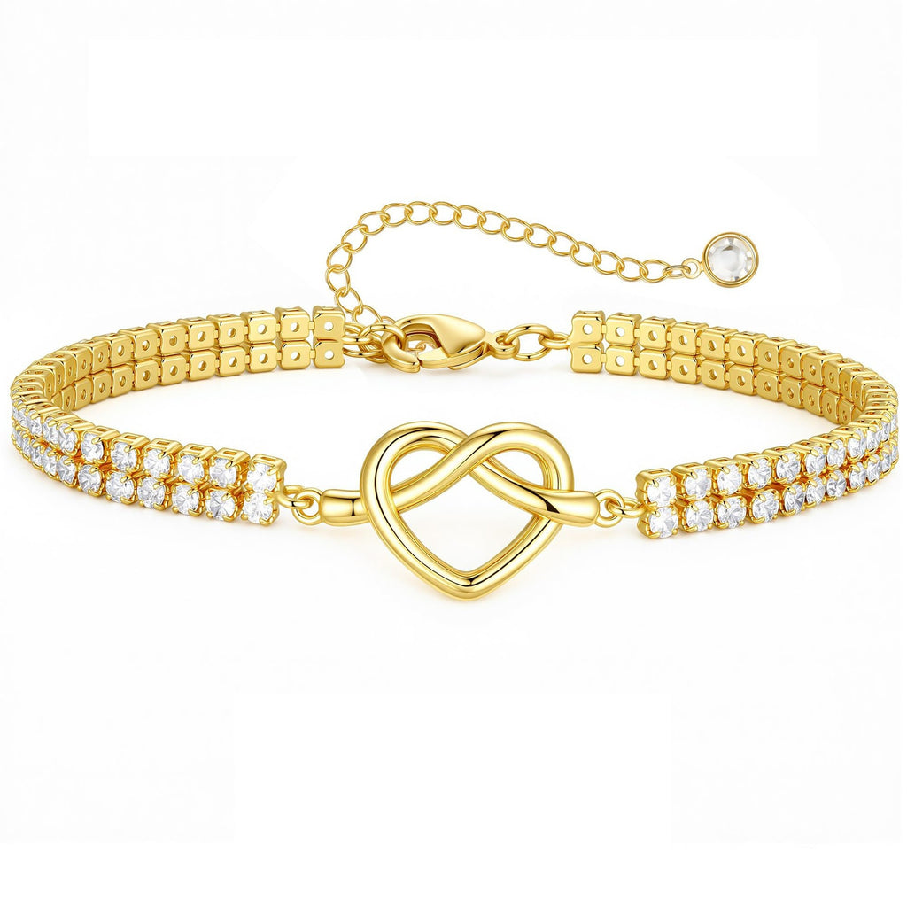 Damen Armband mit funkelndem Unendlichkeitssymbol und eleganter Kettengestaltung Shop Nory