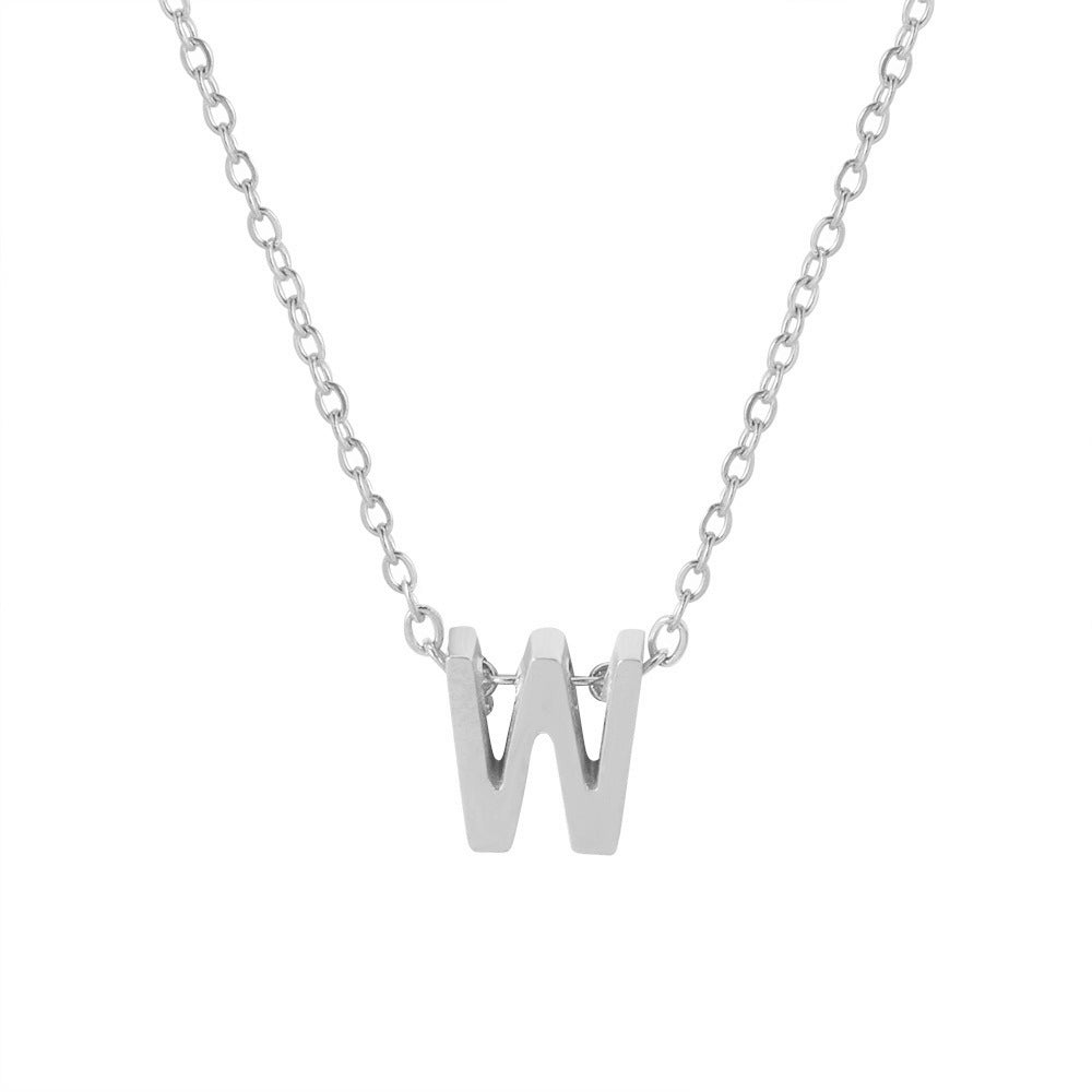 Damen personalisierte Initial Anhänger Halskette Shop Nory