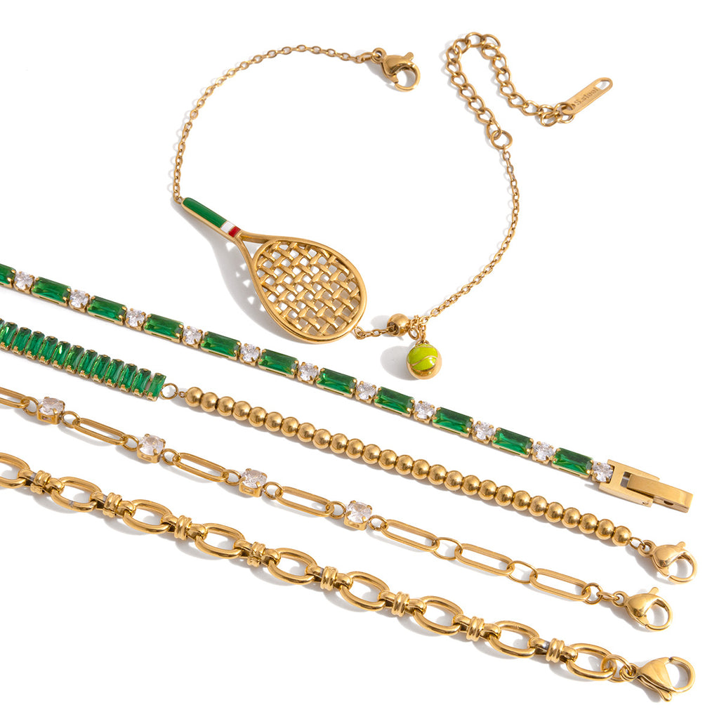 Damen Elegantes und modisches Armband mit Kristall-Details Shop Nory