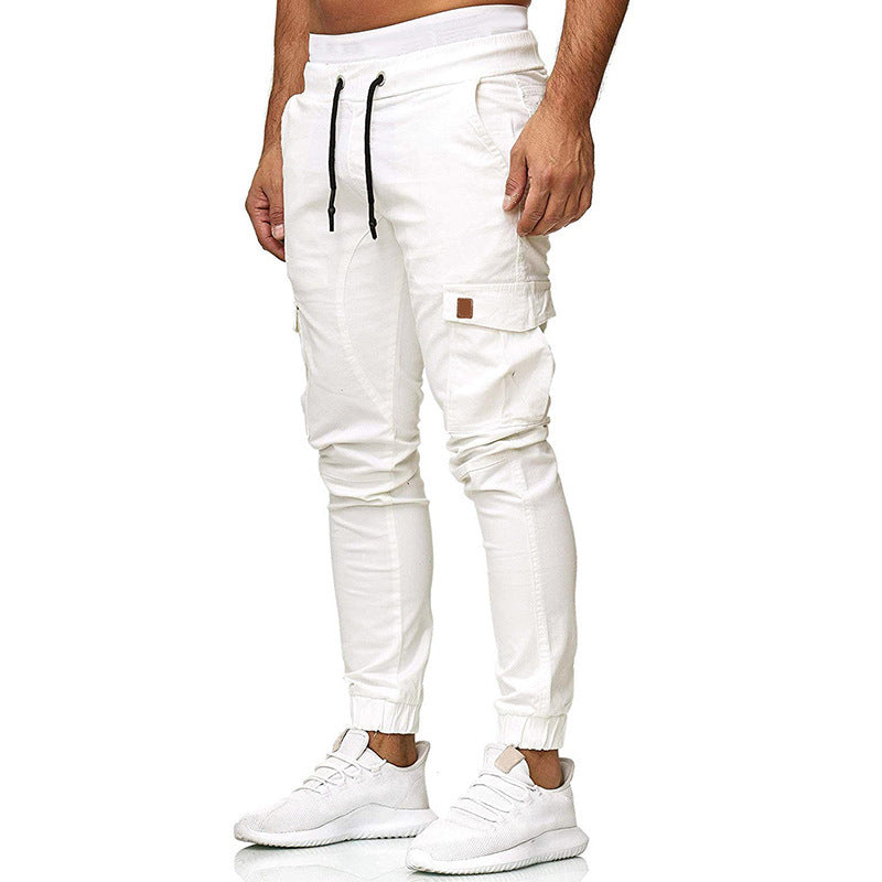 Herren Cargo-Jogginghose mit elastischem Bund und praktischen Seitentaschen Shopnory