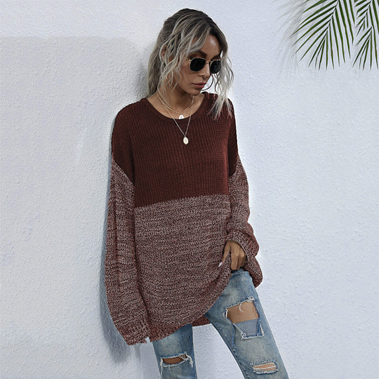 Damen Stilvoller Strickpullover mit luxuriösen Texturen Shop Nory