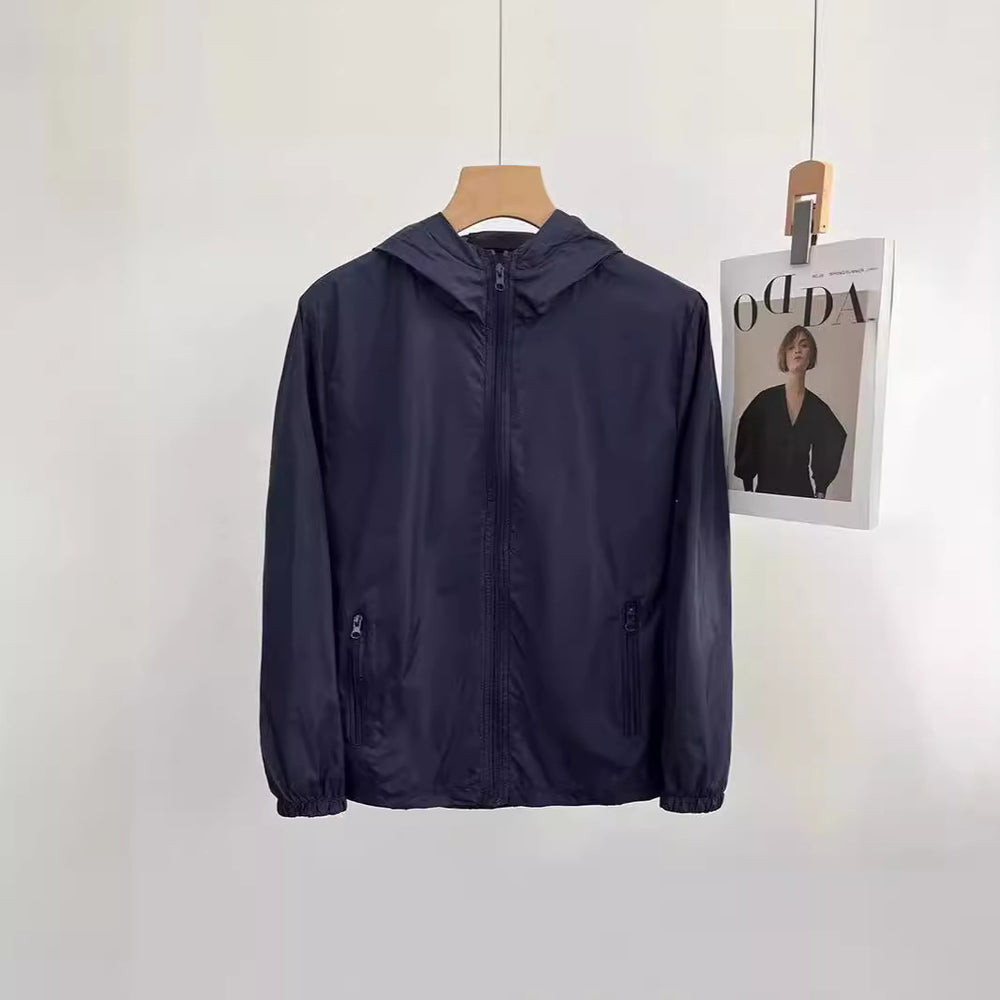 Damen Leichte Übergangsjacke mit Kapuze und Reißverschluss Shop Nory