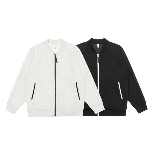 Unisex Freizeit-Bomberjacke im Boxy-Schnitt mit Kontrastreißverschluss Shop Nory