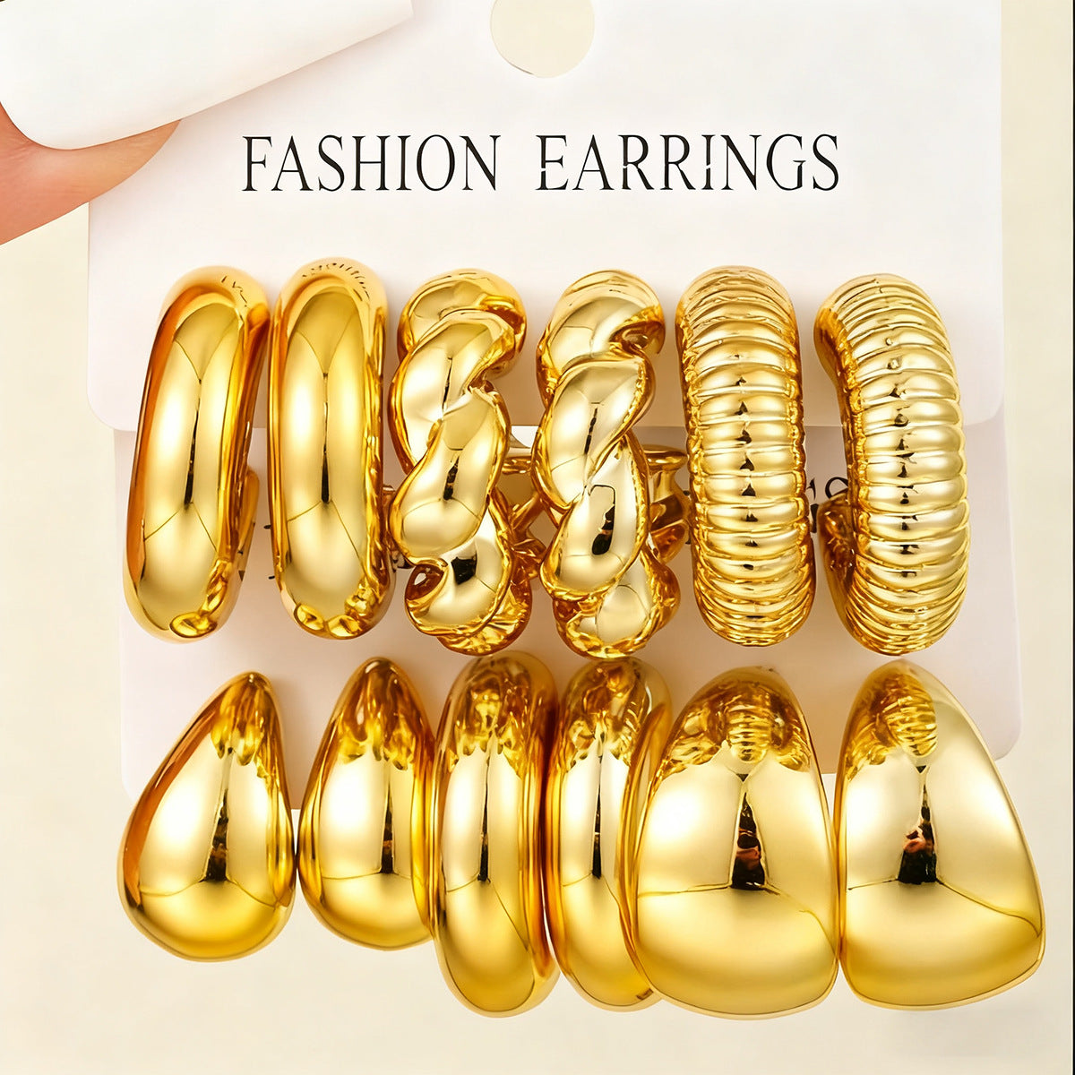 Damen Ohrstecker Set mit modernen, stilvollen Designs Shop Nory