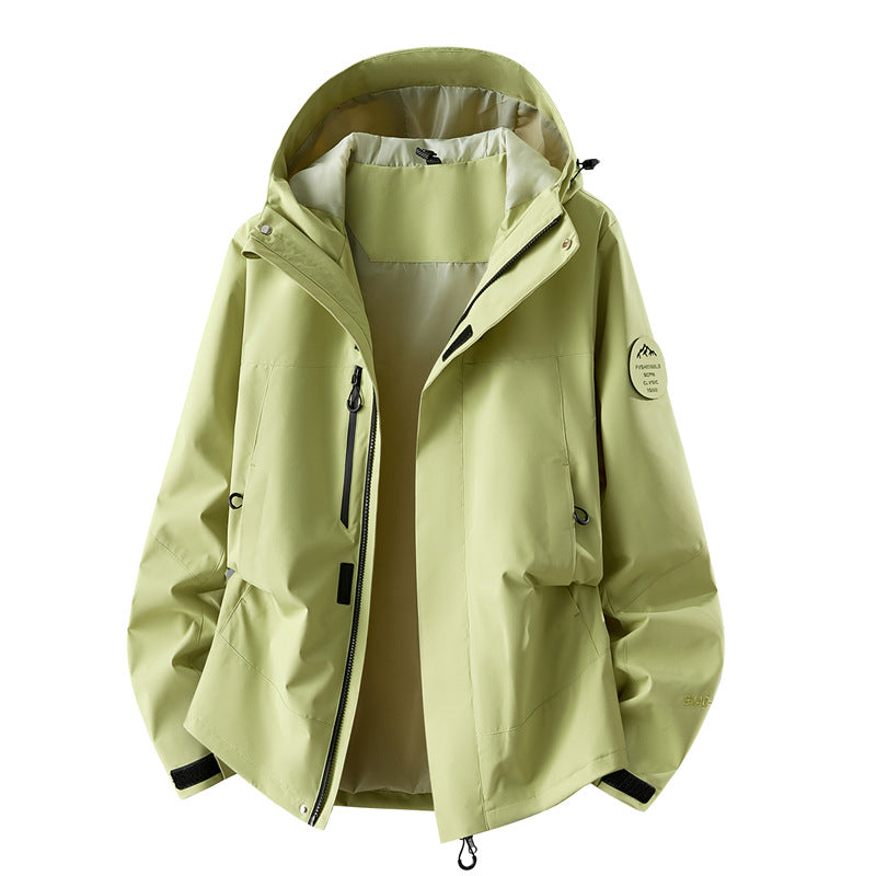 Damen technische dreilagige Softshell-Regenjacke mit getapten Nähten und Multifunktions-Taschen Shop Nory
