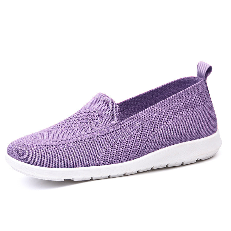 Damen Atmungsaktive Slip-On Freizeitschuhe mit flexiblem Design Shopnory