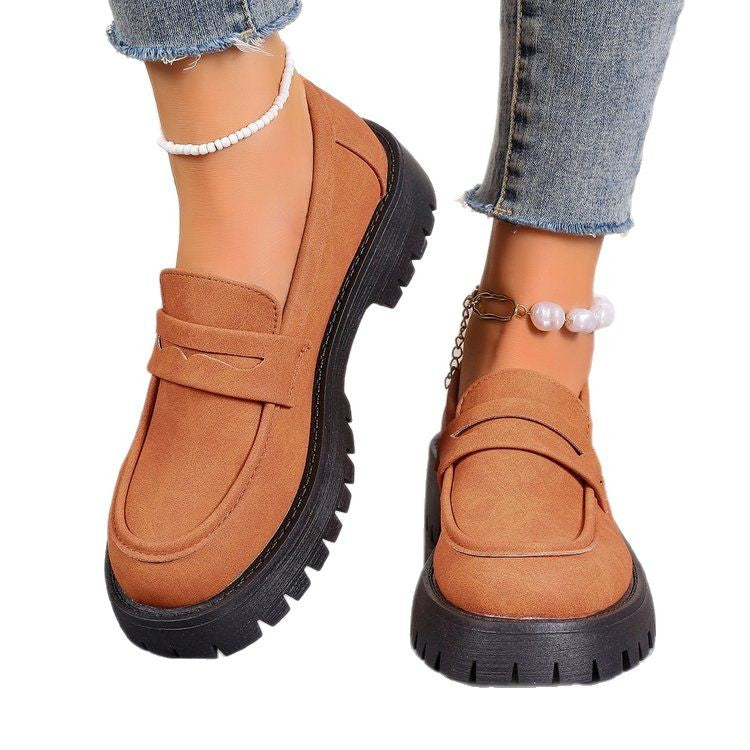 Damen Loafer mit modischem Bund und rutschfester Sohle