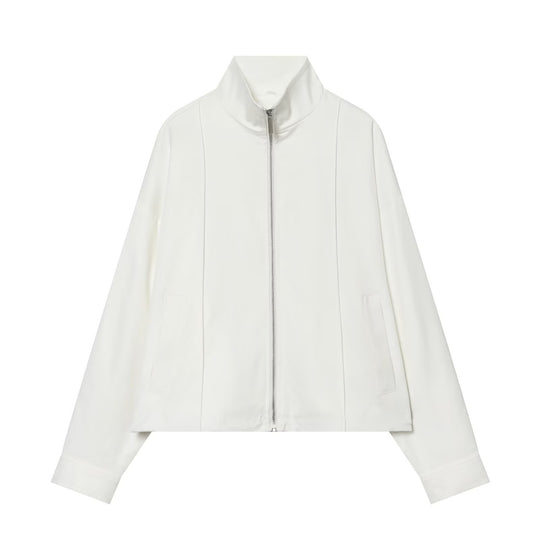 Damen Boxy-Zipjacke aus technischem Stretch mit Stehkragen Shop Nory