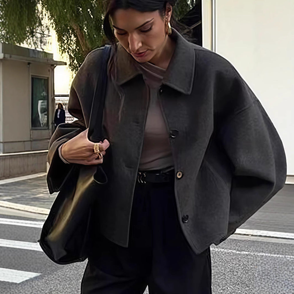 Damen Elegante und bequeme Kurzjacke Shopnory