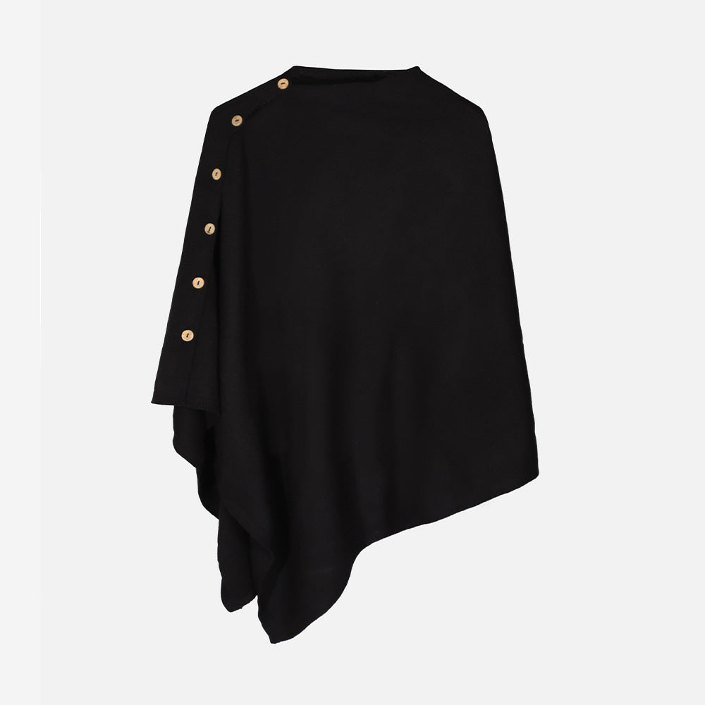 Damen Oversize-Orientalischer Jacquard-Überwurf mit Paisley‑Medaillon und Zierstich Shop Nory