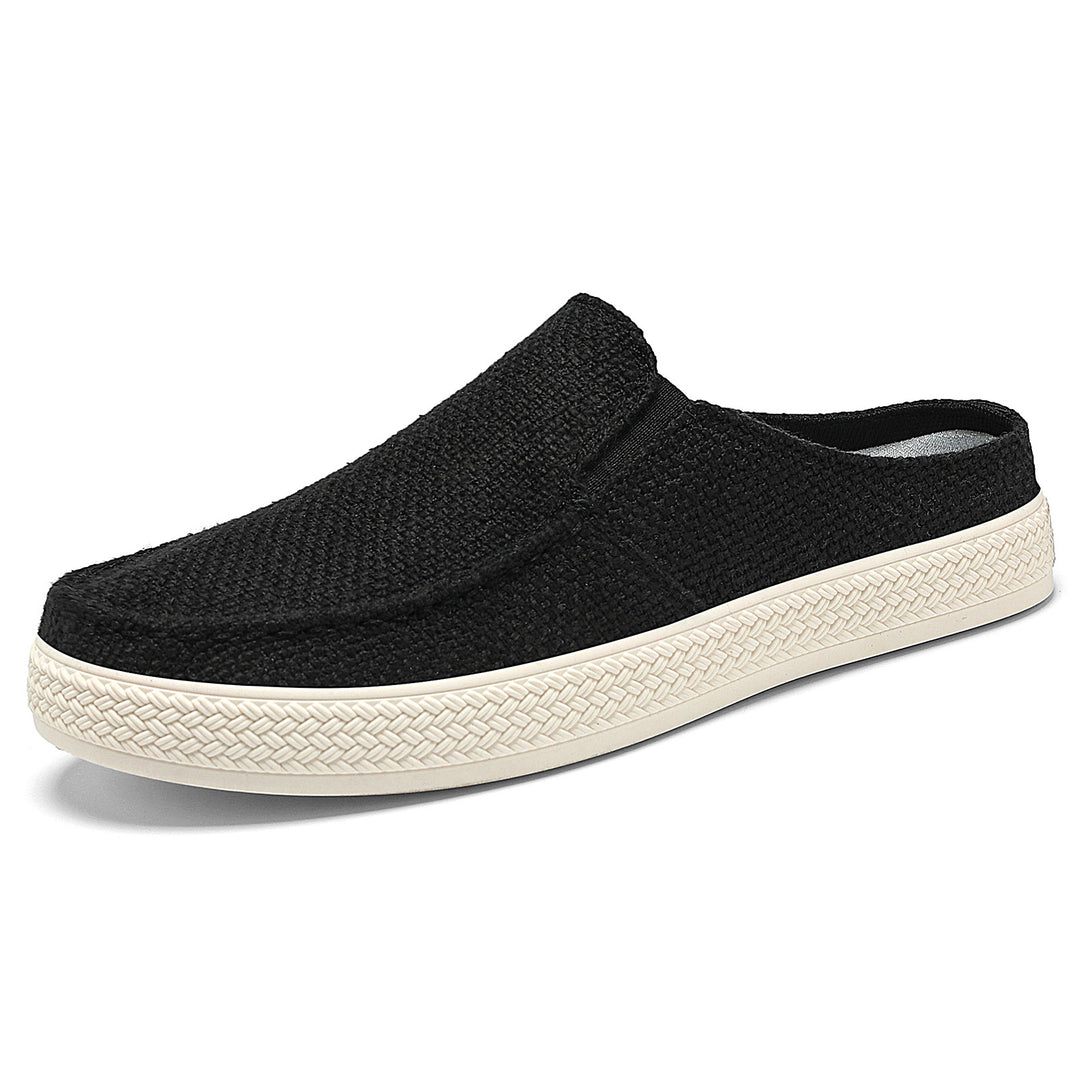 Damen nan Slip-On Mule Sneaker mit gewebtem Textil-Obermaterial und profilierter Gummisohle Shop Nory