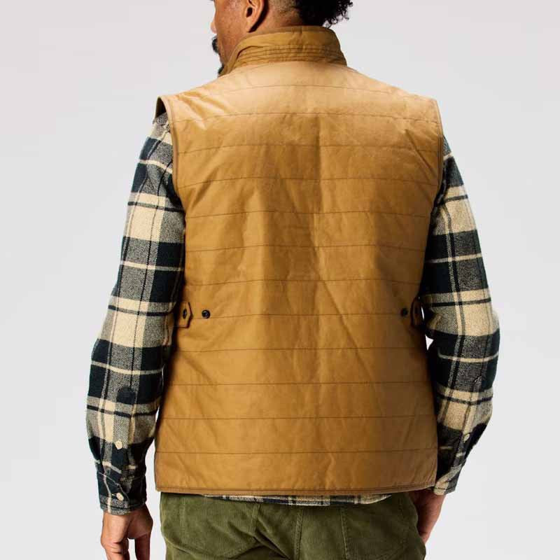 Herren Gepolsterte Steppweste mit Stehkragen und Zwei-Wege-Reißverschluss Shop Nory