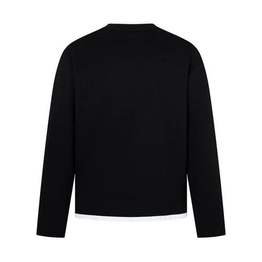 Herren Langärmeliges Henley-Layer-Shirt mit kontrastierendem Innenkragen und modernem Regular-Fit Shop Nory