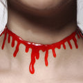 Damen ausgefallenes Choker-Halsband im blutigen Design Shop Nory