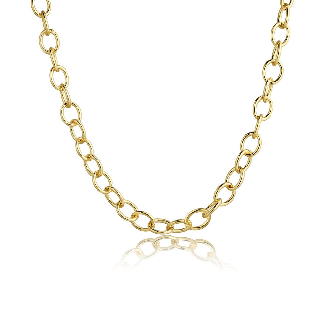 Damen Halskette mit robustem Gliederdesign und luxuriösem Toggle-Verschluss Shop Nory
