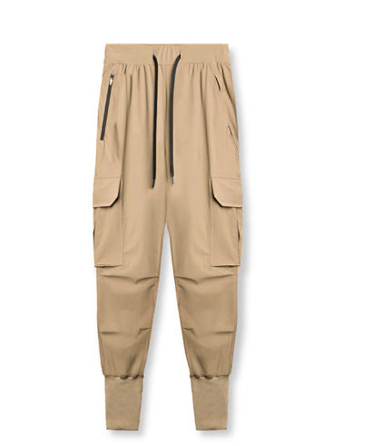 Damen Cargo-Hose mit praktischen Reißverschlusstaschen und elastischem Bund