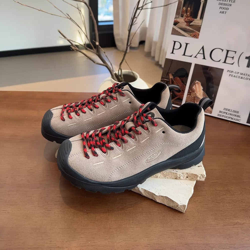 Damen Outdoor Sneakers mit robustem Obermaterial und rutschfester Sohle