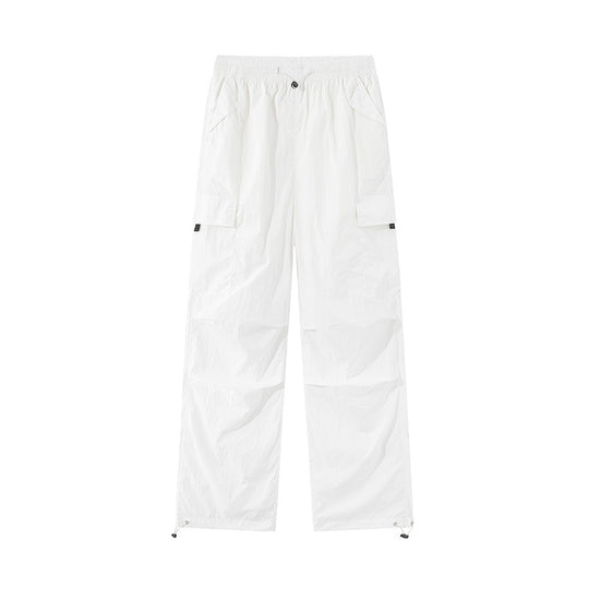 Unisex Leichte technische Cargo-Hose mit Kordelzug und verstellbarem Saum Shop Nory