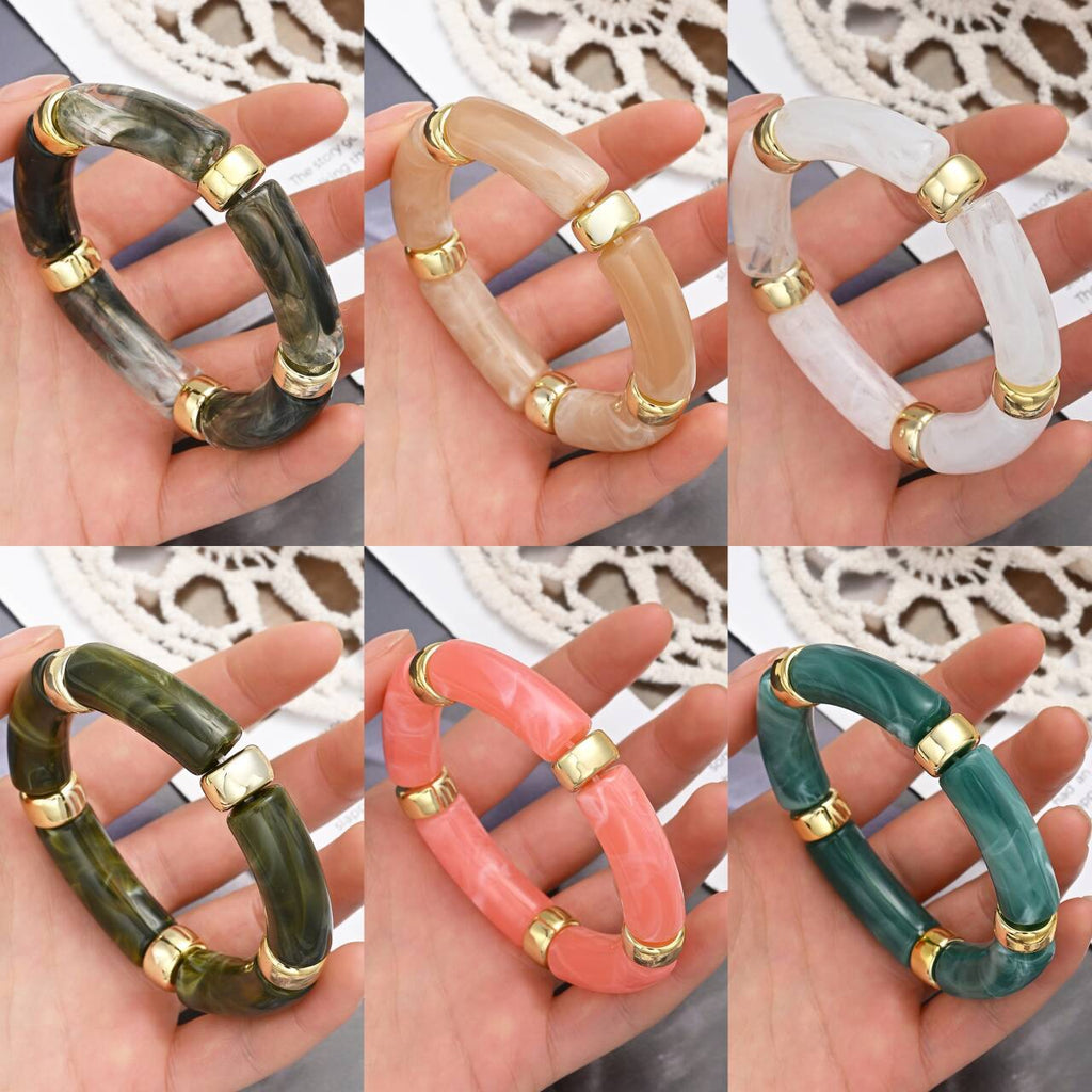 Damenarmband aus hochwertigem Acryl mit elegantem Design Shop Nory