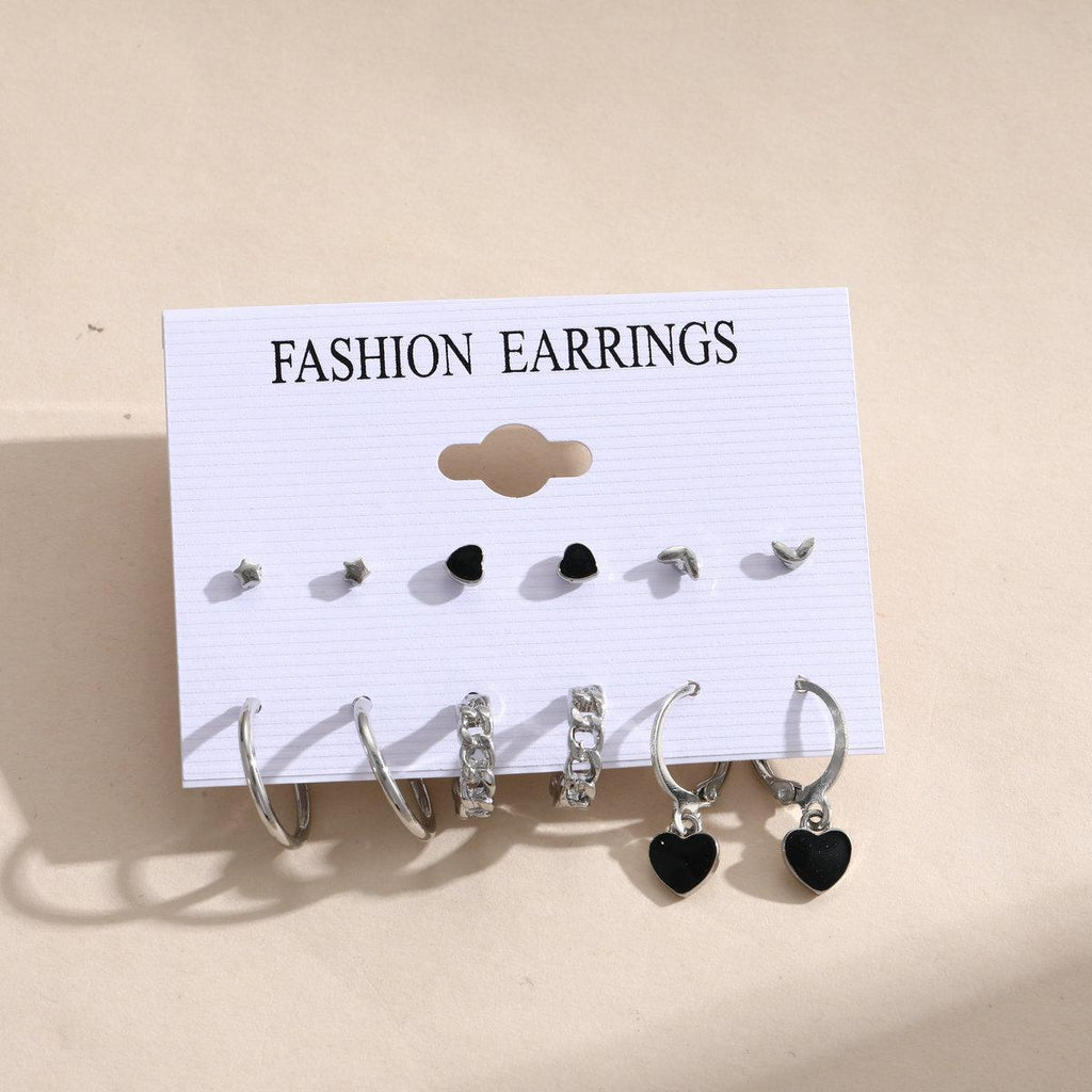 Damen Schmuckset mit funkelnden Sternanhängern Shop Nory