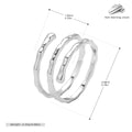 Damen Ring mit kreativem, gewelltem Design aus 925 Sterling Silber Shop Nory