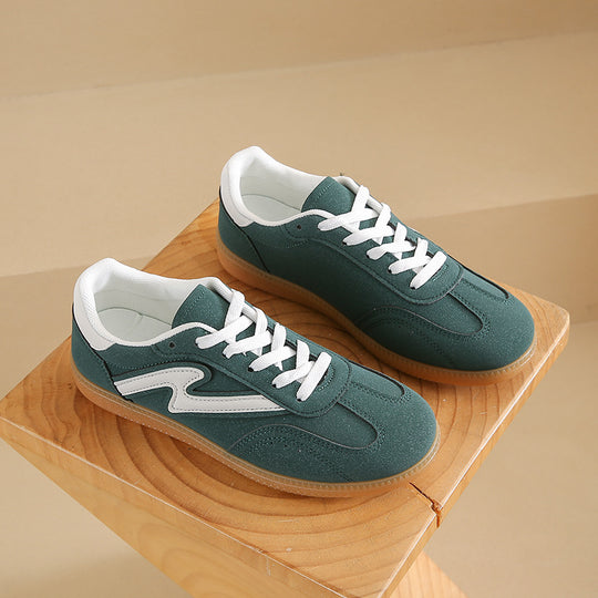 Damen Retro‑Sneaker mit Gumsohle, Kontraststreifen und gepolstertem Komfortfußbett Shop Nory