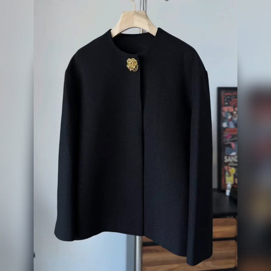 Damen Eleganter Kurzblazer mit Schmuckknopf Shop Nory