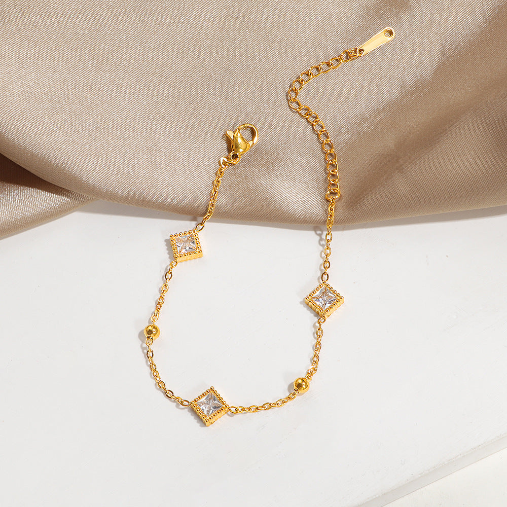 Frauen Luxuriöse Kristall-Beschmückte Verstellbare Armband Shop Nory