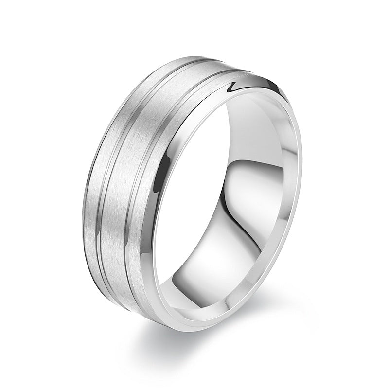 Herren Ring mit eleganter strukturierter Oberfläche und modernen Akzenten Shop Nory