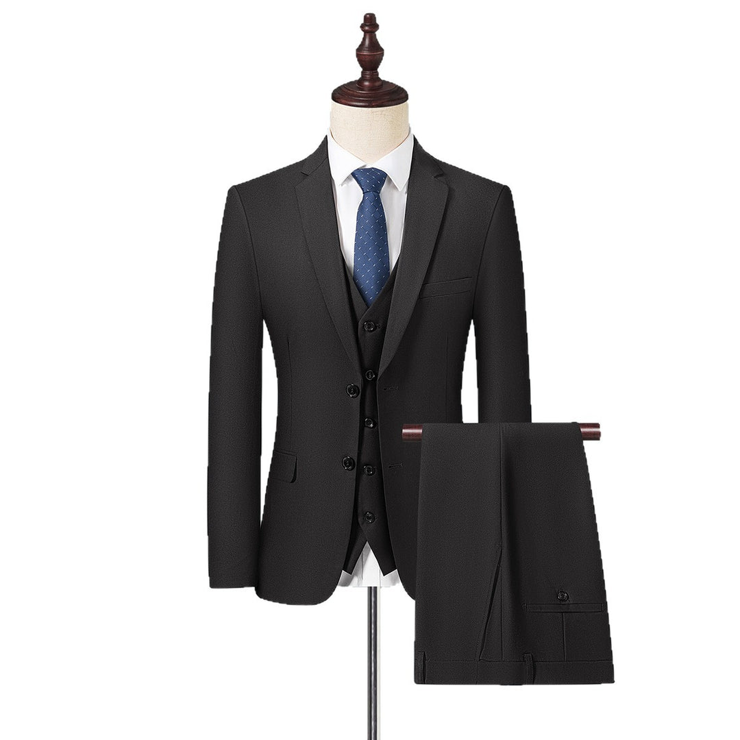 Herren Schlankes Einreihiges Business-Sakko mit Zwei-Knopf-Silhouette Shop Nory